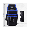 thumbnail image 5 of Bolsa Porta Herramientas Profesional Para Electricistas Belug Negro, Azul, 5 of 5