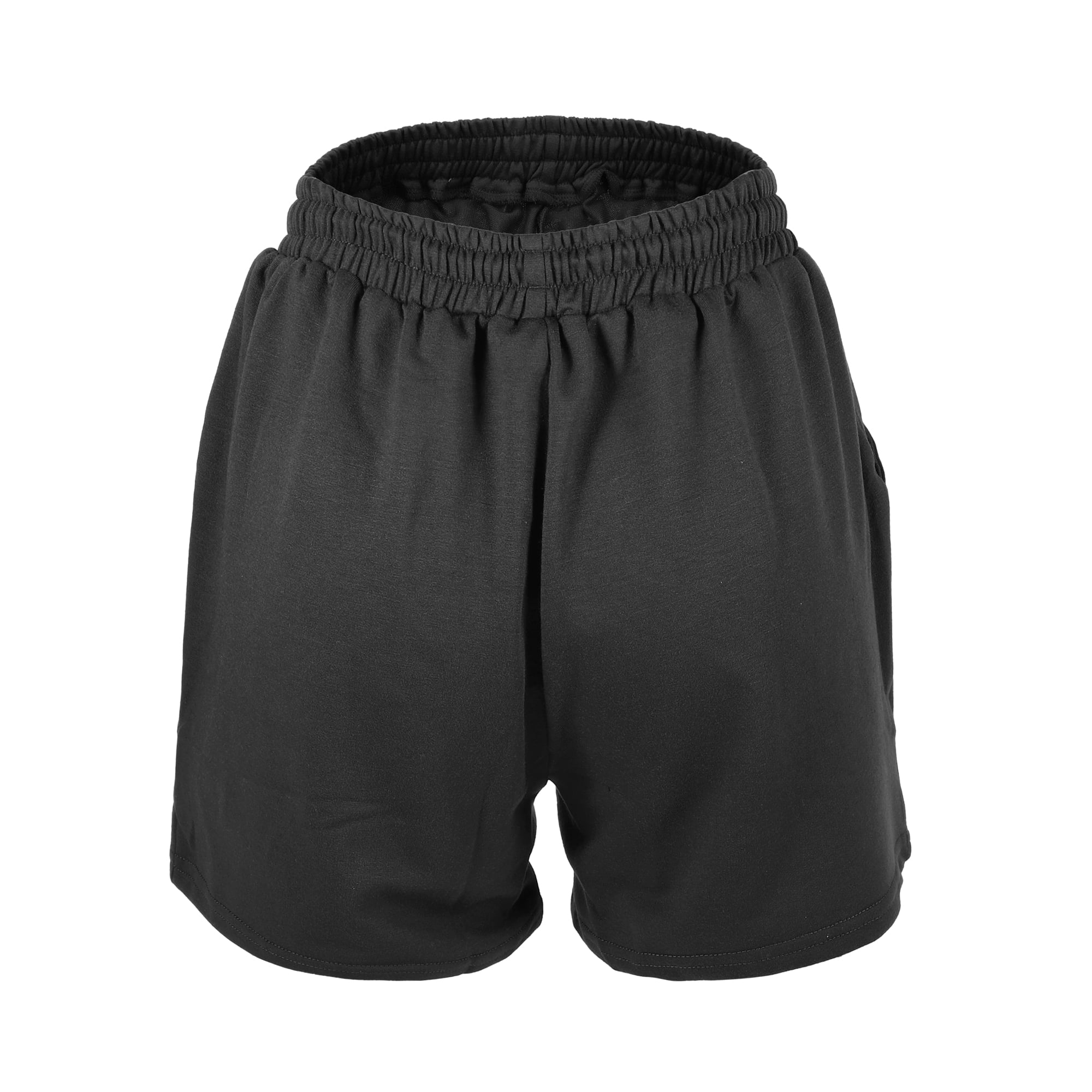 Unique Bargains 1Pcs Women's Flowy Running Shorts Casual High Waisted Workout Shorts S Black