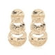 thumbnail image 2 of Metal Earstuds Pendientes Diaria Versátil Pendientes para Mujeres y Niñas Pendientes de metal plisado, 2 of 8