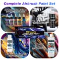 thumbnail image 4 of Kit de pintura con aerógrafo X ARTY HUB Metallic de 36 colores con accesorios, 4 of 6