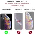 thumbnail image 2 of for iPhone X Case, iPhone Xs Case, iPhone 10 Case with 2PCS Tempered Glass Screen Protector, [Military Grade] Protective Phone Case with Magnetic Car Mount Ring Kickstand for iPhone X/Xs/10, Black, 2 of 8