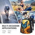 thumbnail image 6 of Balery Colorful Cloud Butterfly Sunflower Backpack for Men and Women - Durable 600D Oxford Cloth -Large Capacity, Water-Resistant School, Travel, and Hiking Bag, 6 of 7