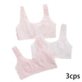 thumbnail image 2 of LYMAYTER ‌M-XL Girls Sports Bra 9-12 Solid Color Wireless No Padding Breathable Teen for Training Bras, 2 of 8