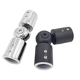 thumbnail image 3 of Rod Connector Curtain Rod Stainless Steel Bay Window Shower Room Adjustable for Window bright, 3 of 9
