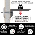 thumbnail image 4 of For Drywall Anchor With Bolt, Heavy Duty Hollow Drywall Anchor Kit,42pcs, 4 of 5