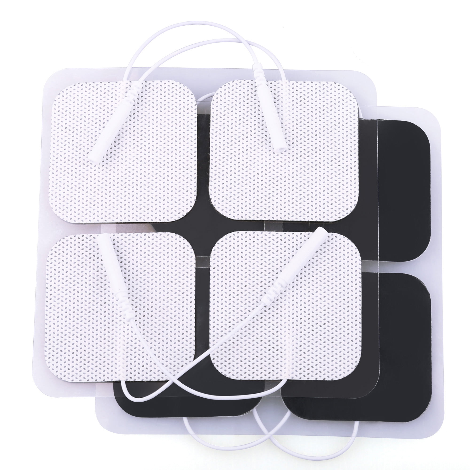 LotFancy 10 Pcs TENS Unit Replacement Pads for Omron Large Long Life Pads,  Snap Electrode Pads