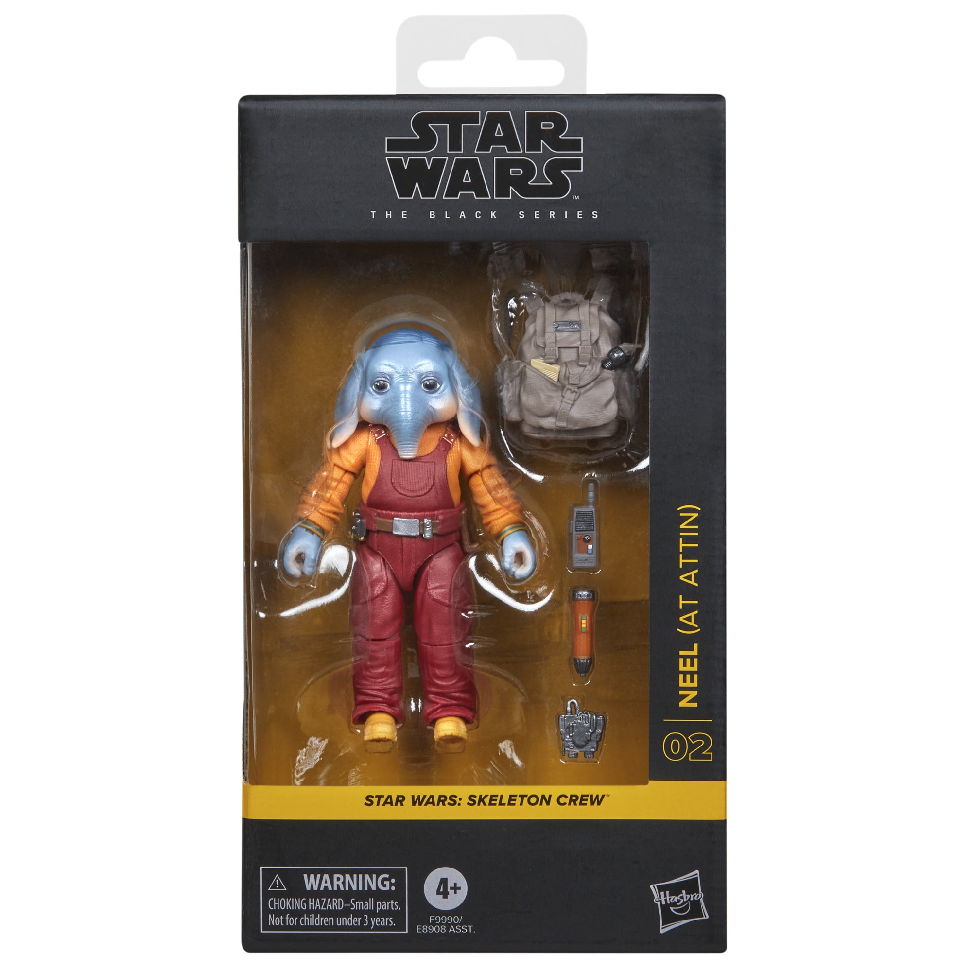Action Figure Star Wars The Black Series Neel (At Attin) – 15 Cm – Da Skeleton Crew – Hasbro