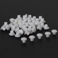 thumbnail image 4 of 50x Plastic Round Shaped Cover Screw Cap Lid White & 10 Pieces Magic Sponge Eraser Kitchen Duster, 4 of 7