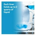 thumbnail image 6 of Carex Commode Liner Bags with Absorbent Powder, Disposable and Leakproof, 7 Count, 6 of 10