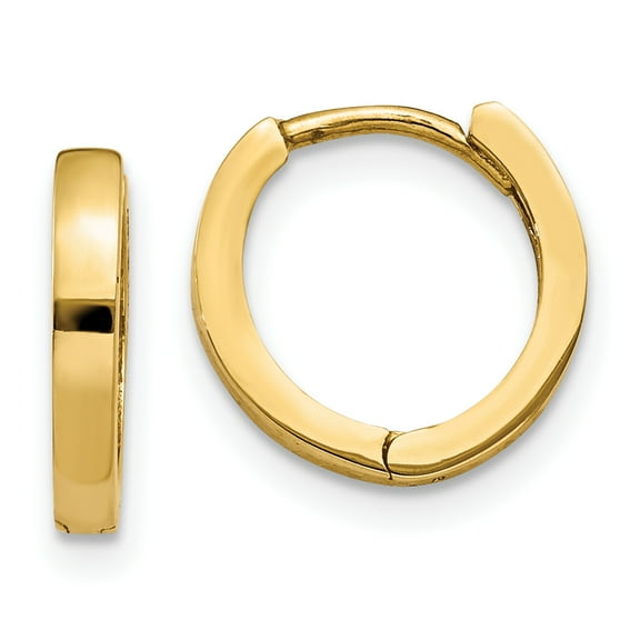 14k Round Hinged Hoop Earrings TM619