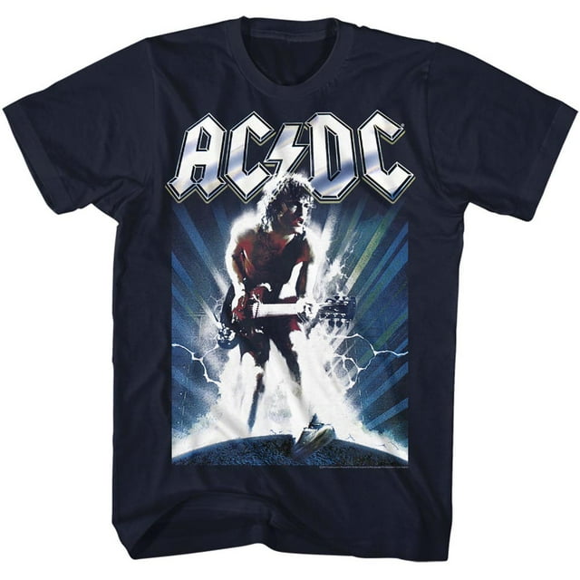 AC/DC Hard Rock Band Music Group Electric Guitar Adult T-Shirt Tee