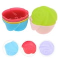 thumbnail image 4 of 12 piezas de silicona rosa forma de flor molde de decoración de pasteles pudín gelatina molde de chocolate taza de muffin herramienta de hornear cupcake hecho a mano (color aleatorio), 4 of 6