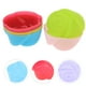thumbnail image 4 of 12 piezas de silicona rosa forma de flor molde de decoración de pasteles pudín gelatina molde de chocolate taza de muffin herramienta de hornear cupcake hecho a mano (color aleatorio), 4 of 6