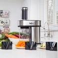 thumbnail image 2 of Total Chef 3-in-1 Automatic Electric Vegetable Spiralizer Slicer, Black, 2 of 7