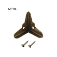 thumbnail image 3 of Unique Bargains Metal Box Corner Protectors Edge Guard Protector 20x20x20mm Bronze Tone 12 pcs, 3 of 3