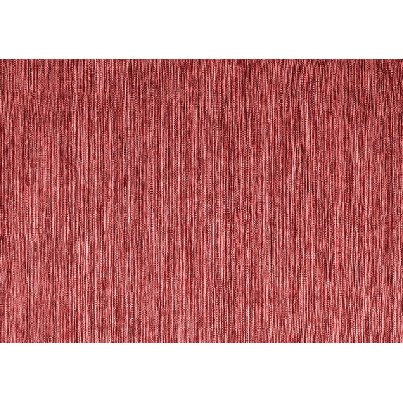 Ahgly Company Indoor Rectangle Abstract Red Contemporary Area Rugs, 2' x 5'
