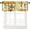 Egyptian -2, variant on Egyptian Hieroglyphics Window Valance, Vintage Old Paper Ancient Egyptian History Symbols Print Blackout Window Treatment Curtain for Kitchen Bedroom Bathroom, 54x18inch