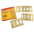 thumbnail image 2 of 45 Piece Letter & Number Sets - 2" 45pc letter & numberstencil set brass, 2 of 2