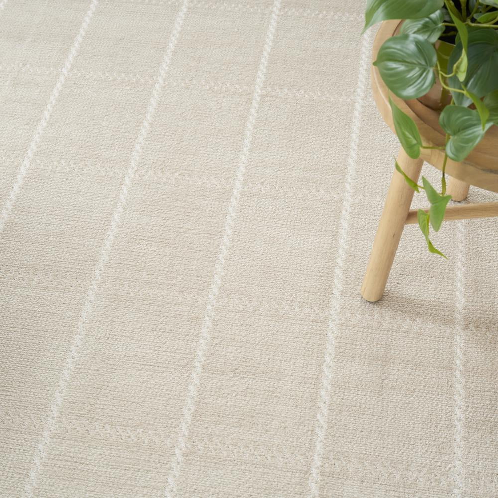 Nourison Serenity Home Geometric Ivory 3'11" x 5'11" Area Rug (4x6)