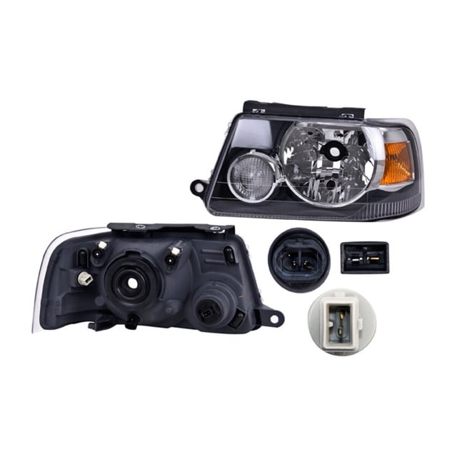 Faro Ranger 2005 A 2009 Ford Izq Fdo Negro Manual P/Halog DEPO
