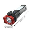 thumbnail image 3 of karymi Multifunctional Flashlight Outdoor Auto Repair Work Emergency Broken Window Escape Car Strong Flashlight, 3 of 8