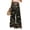 Black, variant on Ladies' Casual Wide Leg Pants Haunted House Bat Print Elastic Drawstring with Pockets Baggy Lounge Trousers for Fall Daily Comfort Travel Black L