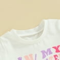 thumbnail image 6 of Bagilaanoe 2pcs Toddler Sister Matching Clothing Baby Girl Shorts Set Short Sleeve Letter Print T Shirt Tops + Shorts 3M 6M 12M 18M 24M 3T 4T Kids Casual Summer Clothes, 6 of 8