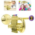 thumbnail image 4 of SHISUYAN Jouet Trompette Simulation Modèle de Trompette pour Enfants Jouet Instrument de Musique pour Enfants, 4 of 9