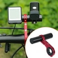 thumbnail image 3 of relayinert Mountain Bike Handlebar Extender Handle Bar Phone Speed Meter Holder Extension Storage Bracket Adapter Frame Accessories Red Carbon Fiber, 3 of 6