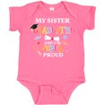 thumbnail image 3 of Inktastic My Sister Graduated and I'm Super Proud Boys or Girls Baby Bodysuit, 3 of 5