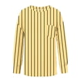 thumbnail image 6 of Nmnitkp Womens Tops Soft and Comfortable Stripe Womens Crewneck Long Sleeve Sweatshirts Longsleeve Casual Pullover Tops Loose Shirt High Quality Fabric Long Sleeve Shirts for Women with Pockets, 6 of 7