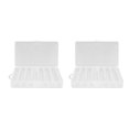 thumbnail image 2 of Fishing Lure Tackle Box, Plastic Triangular Groove Fishing Tackle Organizer Box  For Hooks, 2 of 8