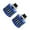 Blue, variant on 2Pcs Air Filter Cold Air Intake Filter Breather 12mm Valve Cover Breather Filter For Car and Motorcycle (Sliver)