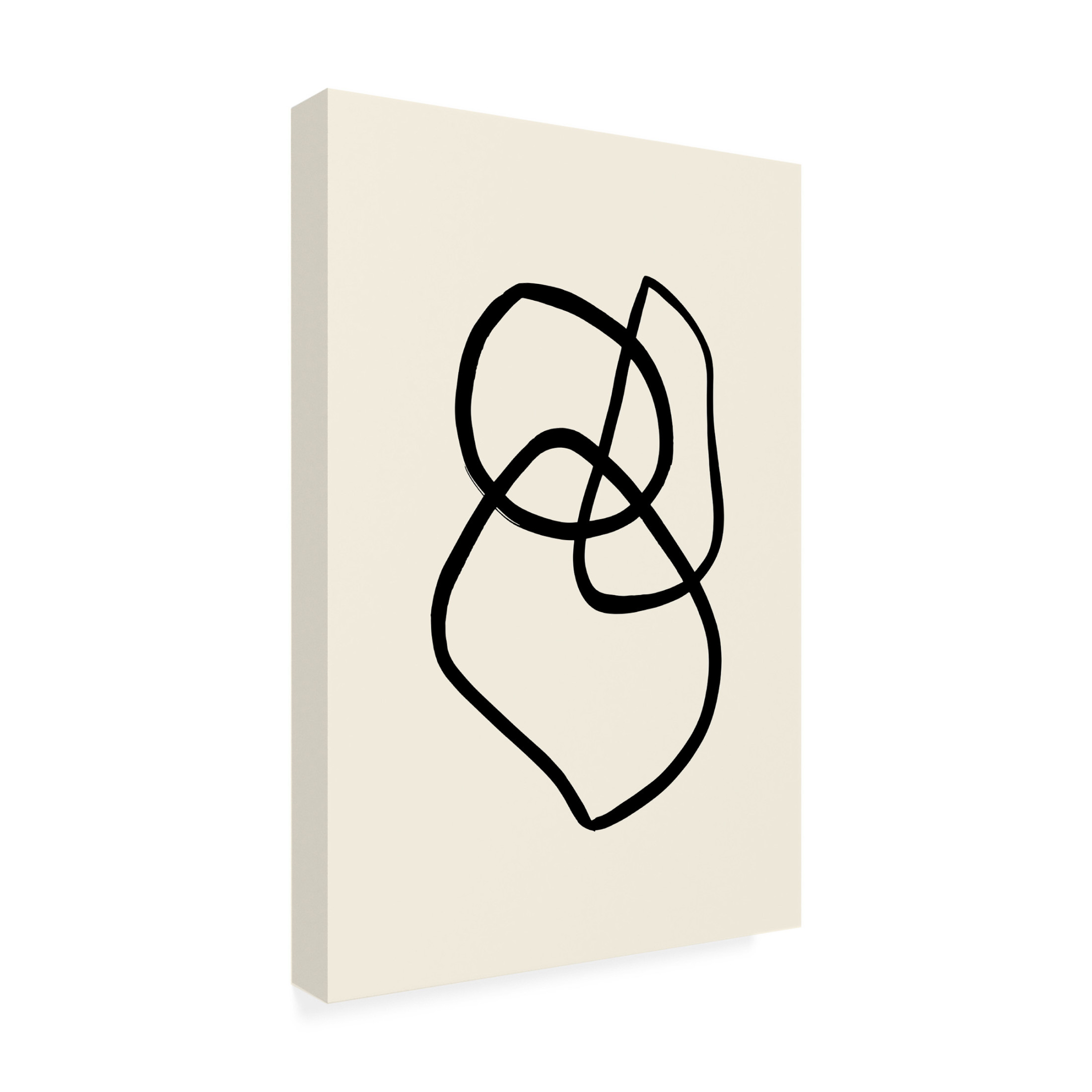 Canvas Wall Art - Pictufy Studio 'Shape 01' Wall Art for Living Room, Bedroom, or Office Décor by Trademark Fine Art - 12 x 19 Inches