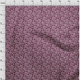 thumbnail image 4 of oneOone Cotton Jersey Dark Magenta Fabric Floral Sewing Craft Projects Fabric Prints By Yard 58 Inch Wide, 4 of 4