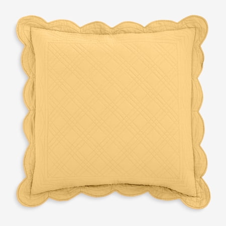 BrylaneHome 100% Cotton Florence Euro Sham