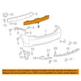 thumbnail image 3 of For 10-15 Prius, 12-15 Plug-In Rear Bumper Cover Impact Energy Absorber Foam Pad, 3 of 5