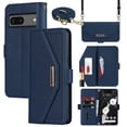 thumbnail image 4 of Fashion crossbody lanyard Flip wallet leather phone case for  Google Pixel 9 Pro XL 9A 8A 7A 8 Pro 7pro Pixel 9/9pro card holder cover, 4 of 9