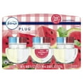 thumbnail image 4 of Febreze Plug In Air Freshener, Odor-Fighting Oil Refill, Sweet Watermelon Vine, (4 Pack of 3 Refills), 4 of 5