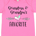 thumbnail image 4 of Inktastic Grandma and Grandpas Favorite Heart Grandchild Boys or Girls Baby Bodysuit, 4 of 5
