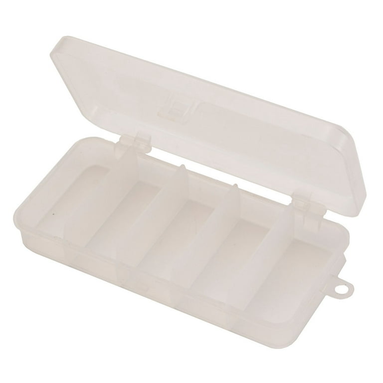 Mnycxen Fishing Tackle Box Organizer Small Storage Box Plastic Storage  Organizer Box 