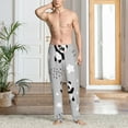thumbnail image 2 of Balery Pandas Pantalones de pijama para hombre, pijama ultraligero, pantalón de descanso-XX-Large, 2 of 6