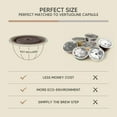 thumbnail image 2 of Tapa de CáPsula de Café Reutilizable para CáPsula de Café Vertuoline, Tapa de Silicona de Grado Alimenticio para CáPsula Recargable Nespresso Vertuo, 2 of 10
