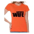 thumbnail image 1 of Awkward Styles Airforce Wife Shirt Airforce Wife T Shirt Valentine's Day Gift Proud Airforce Wife Valentine Shirts for Women Airforce Veteran Wife Tshirt Women's Valentines Airforce Shirt Wife Gift, 1 of 4