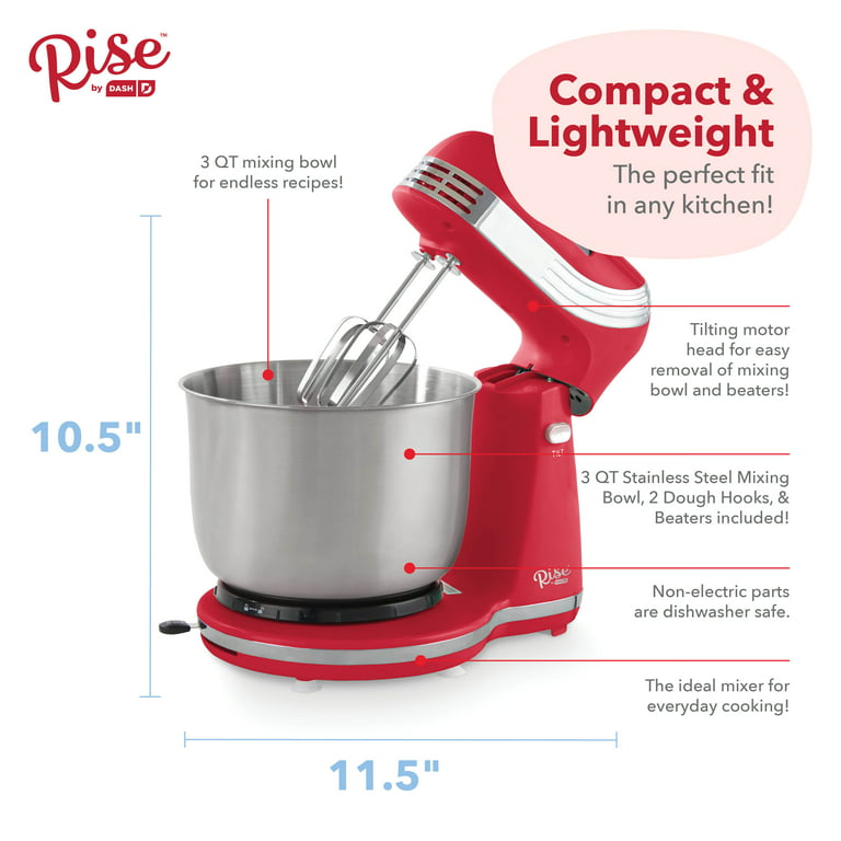  Dash Stand Mixer (Electric Mixer for Everyday Use): 6