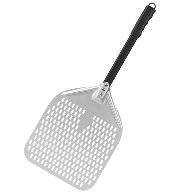 paleta para pizza antiadherente de 12 pulgadas, espátula para pizza de aluminio anodizado