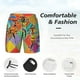 thumbnail image 3 of Balery Dancing African Womans Bañador para hombre, shorts de playa de secado rápido con entrepierna y forro de compresión-X-Large, 3 of 6