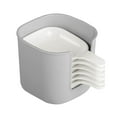 thumbnail image 1 of TIELUTT Plateau à Trempette et Support 6 Pcs Plateau à Trempette avec Rangement Grand Tapis de Table Rond 30 Pouces Ensemble de Tapis de Table Ovale Ensemble de Tapis de Table Ronds pour Table de Cuisine Table à Manger Ronde pour 2 Ensemble, 1 of 5