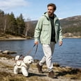 thumbnail image 3 of 2-in-1 Dog Lift Harness with Handle Portable Pet Carrier Vest Leash Set Adjustable for Small Medium Dogs Cats Outdoor Walking Travel(White-9.5cm), 3 of 3