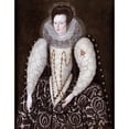 thumbnail image 3 of Robert Peake the Elder 12x14 Black Modern Framed Museum Art Print Titled - Frances, Lady Reynell, of West Ogwell, Devon (circa 1595), 3 of 5